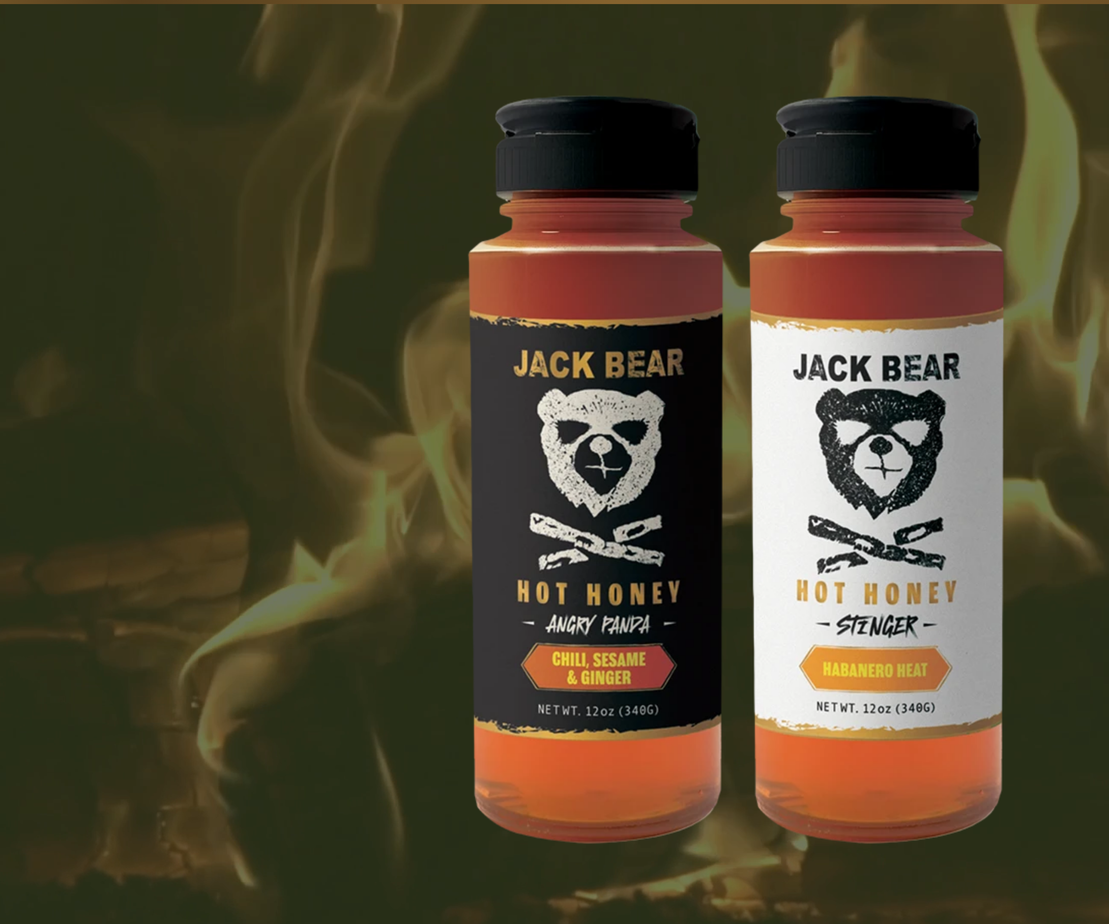 Jack Bear Honey brand imagery